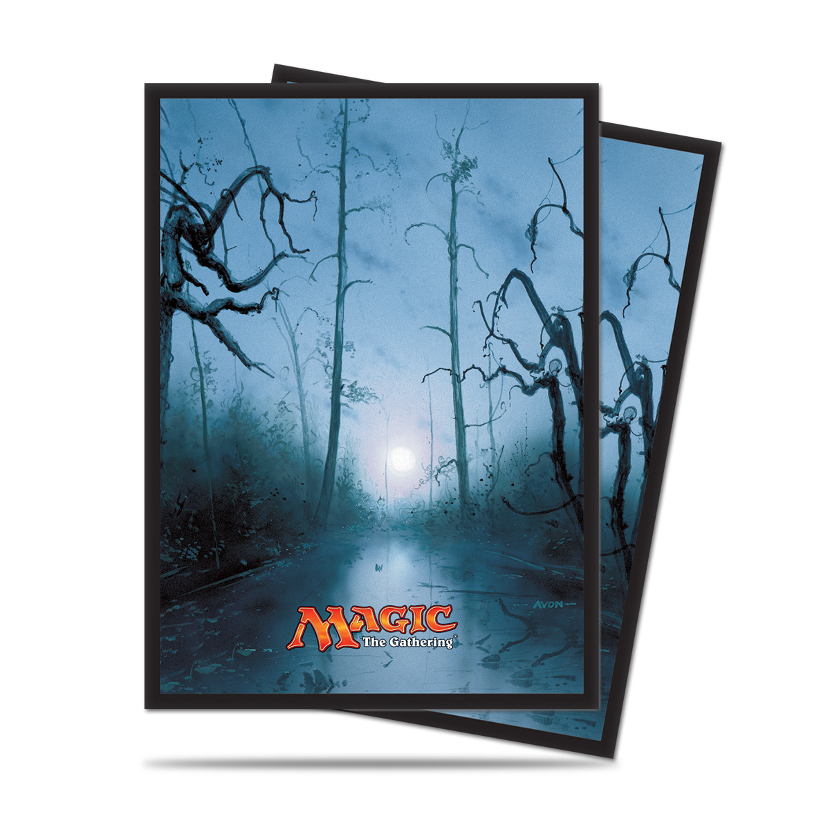 Ultra Pro Standard Size MTG Unhinged Mana 5 Sleeves - Swamp - 80ct